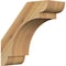 Ekena Millwork 4"W x 10"D x 10"H Olympic Rough Sawn Knee Brace, Western Red Cedar BRC04X10X10OLY00RWR - alternate 1